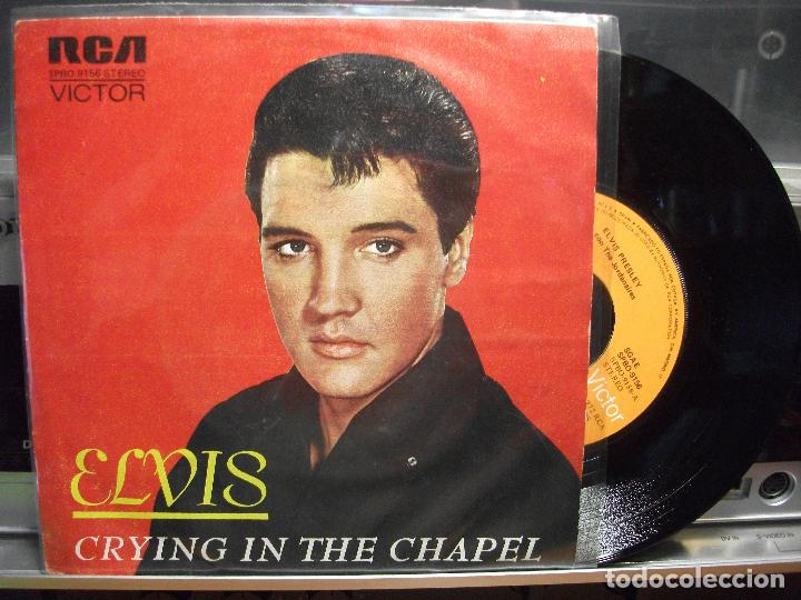 elvis presley crying in the chapel + 1 single - Buy Vinyl Singles of Rock &  Roll on todocoleccion