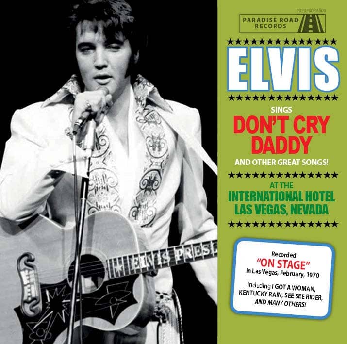 Elvis Presley Don't Cry Daddy CD - Wabash Music