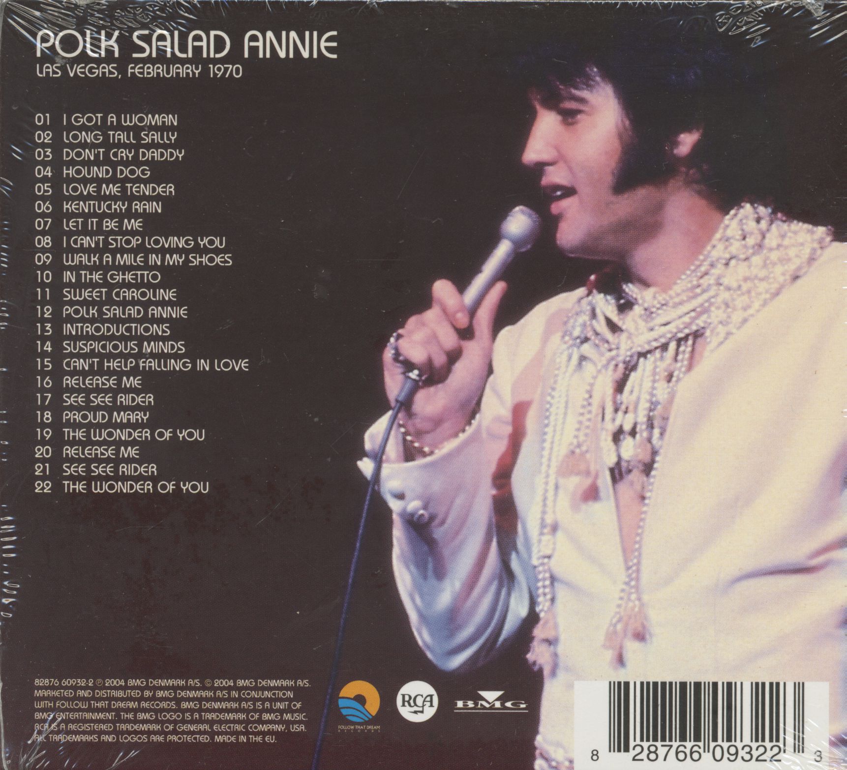 Elvis Presley CD: Polk Salad Annie - Las Vegas - February 1970 (CD) - Bear  Family Records