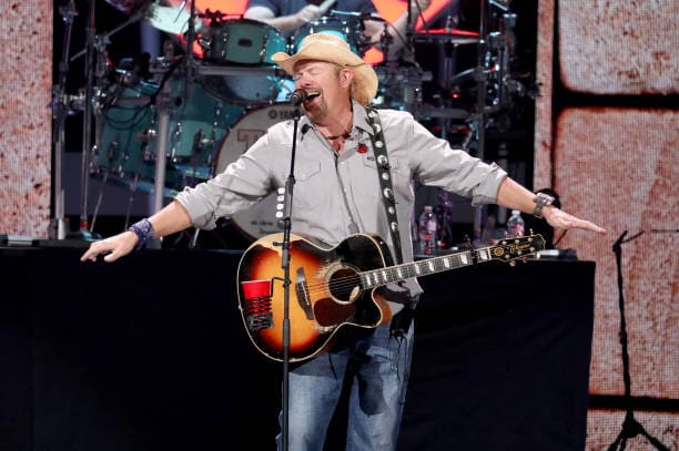 Toby Keith performs onstage during the 2021 iHeartCountry Festival Presented By Capital One at The Frank Erwin Center on October 30, 2021 in Austin,...