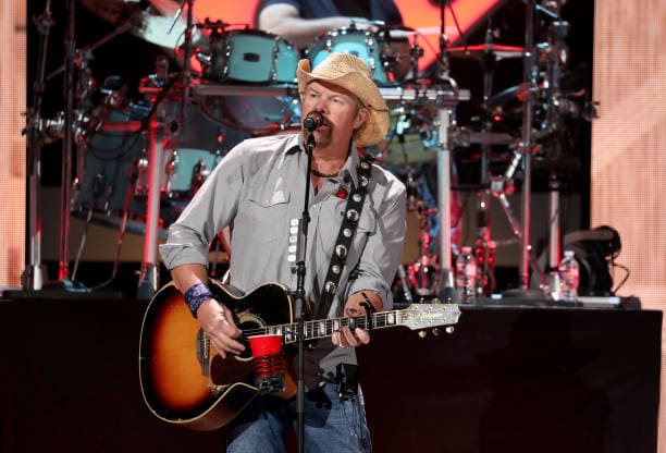 Toby Keith performs onstage during the 2021 iHeartCountry Festival Presented By Capital One at The Frank Erwin Center on October 30, 2021 in Austin,...