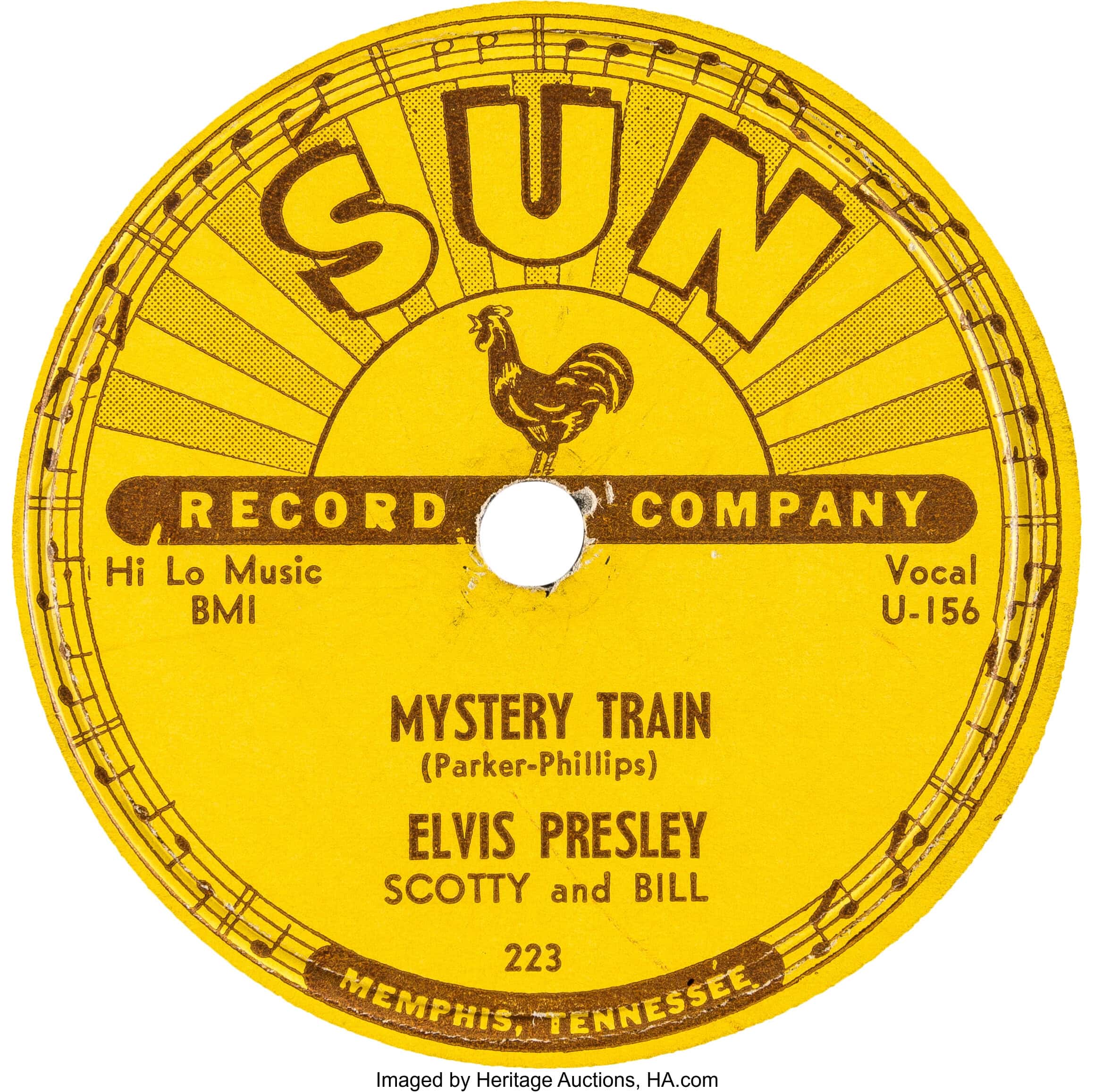 Elvis Presley "Mystery Train/I Forgot To Remember" 78 Single (Sun | Lot #90238 | Heritage Auctions