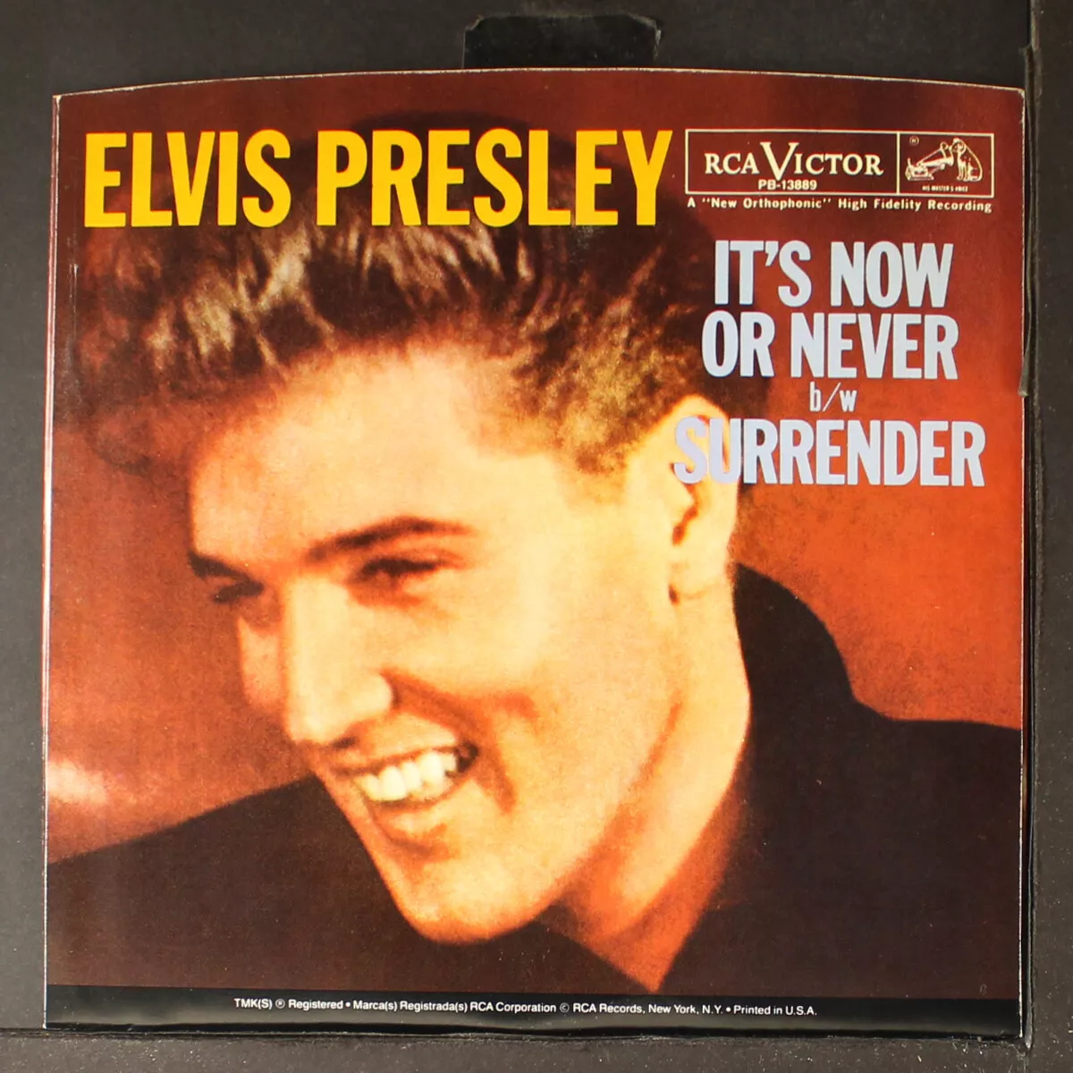 ELVIS PRESLEY: it&#039;s now or never / surrender RCA 7&#034; Single 45 RPM  | eBay